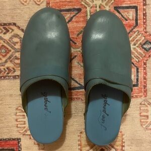 Women's Blue Slip-On Shoes